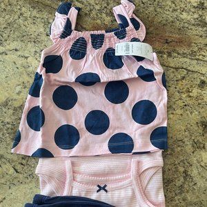 Carter's Baby Girl Outfit/s 12m new with tags
